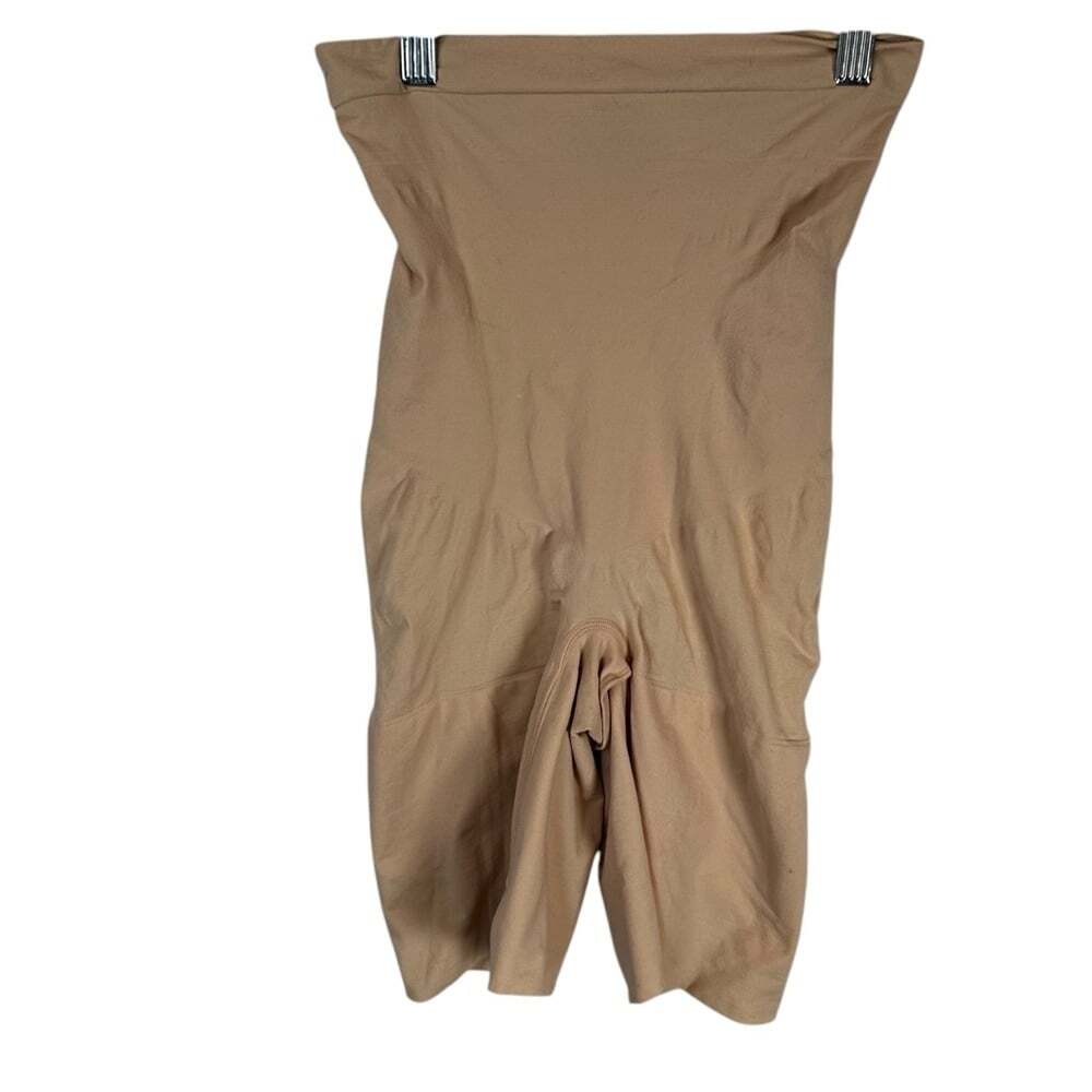 SPANX High Waisted Boyshort XL Tan Shapewear Control Core Foundation Layer